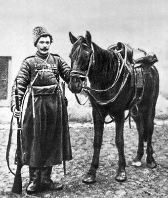 Уссурийский казак. 1915