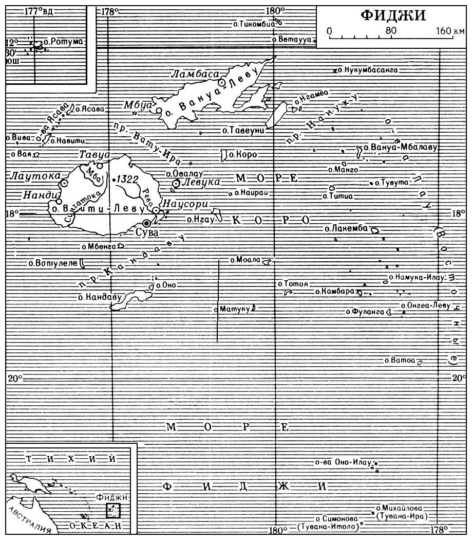 Фиджи (карта)
