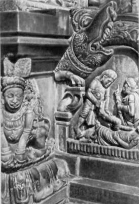 Фрагмент декора дворца Далада Малигава (Шри-Ланка)