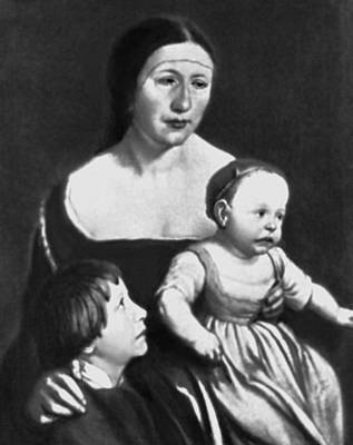 Хольбейн. «Жена и дети художника»
