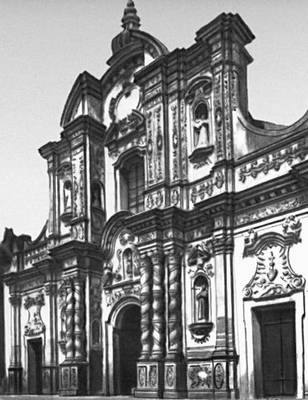 Церковь в Кито (Экуадор)