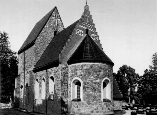 Церковь в старой Упсале (Швеция)