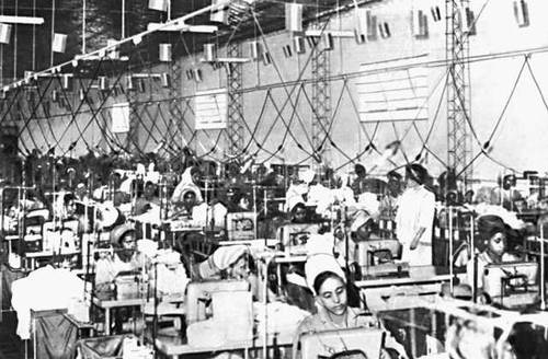 Цех текстильной фабрики (Эфиопия)