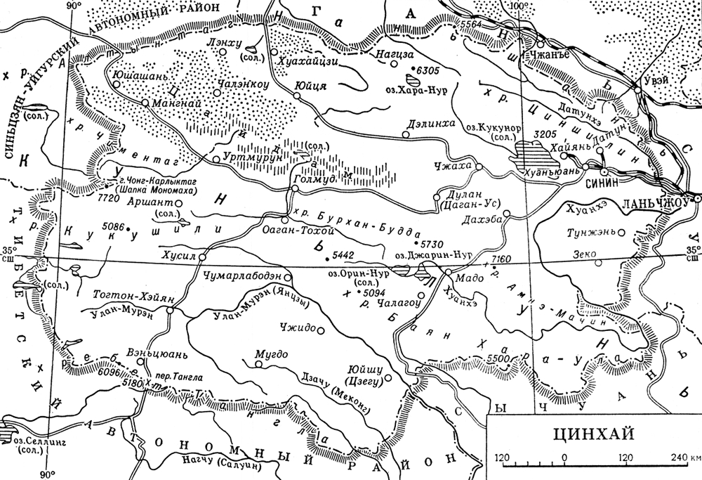 Цинхай (карта)