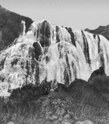 Шакинский водопад (Армянская ССР)