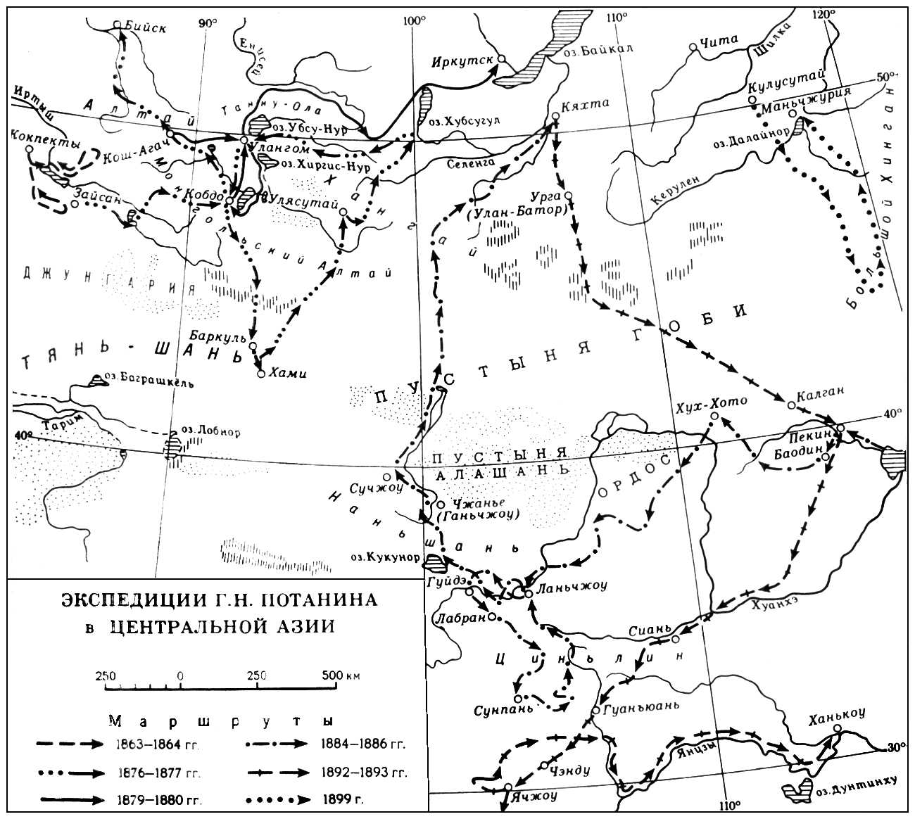 Экспедиции Потанина Г. Н. в Центральной Азии
